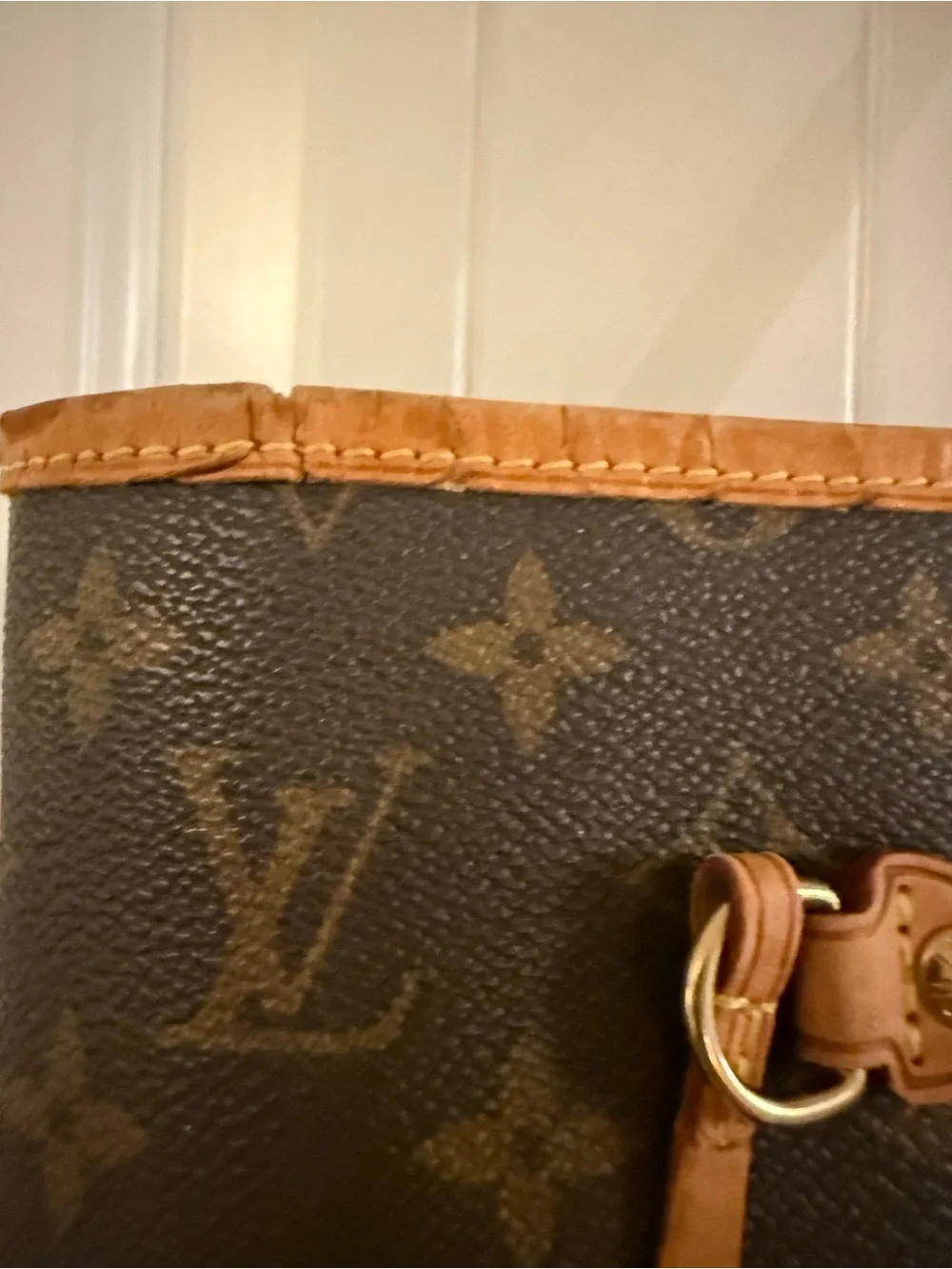 Louis Vuitton Monogram Neverfull Tote - Brown/Tan AUTHENTIC - Certified